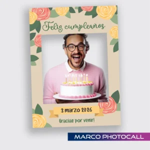 Marco photocall personalizado para eventos, ferias y celebraciones