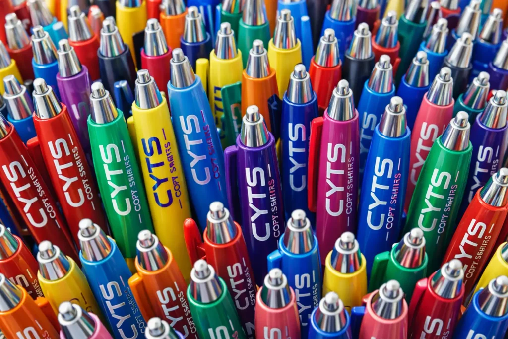 marcaje sobre objetos personalizados Bolígrafos personalizados con logo para merchandising de empresa