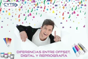 Diferencias entre impresión offset, imprenta digital y reprografía en procesos de impresión profesional