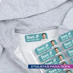 Etiquetas para ropa personalizada