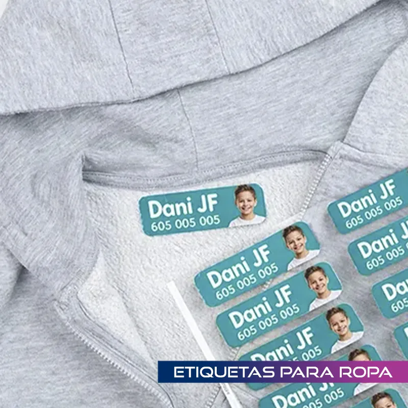 Etiquetas para ropa personalizada