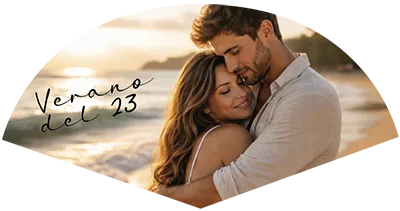 Abanico de cartón personalizado con impresión corporativa