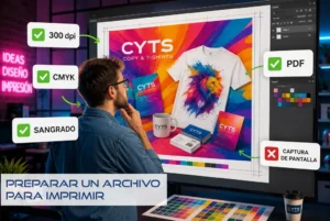 Guía visual para preparar un archivo correctamente antes de imprimir